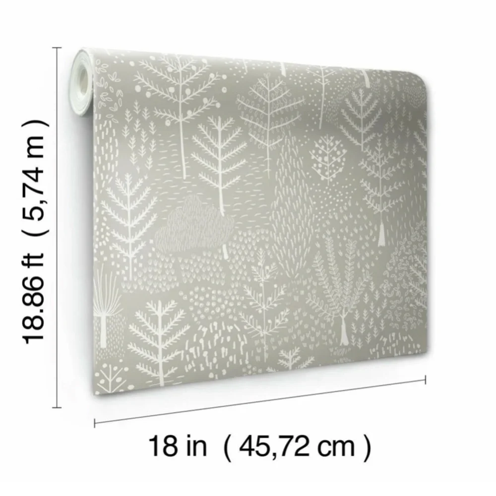 RoomMates Peel & Stick ‘Folklore Trees’ Wallpaper